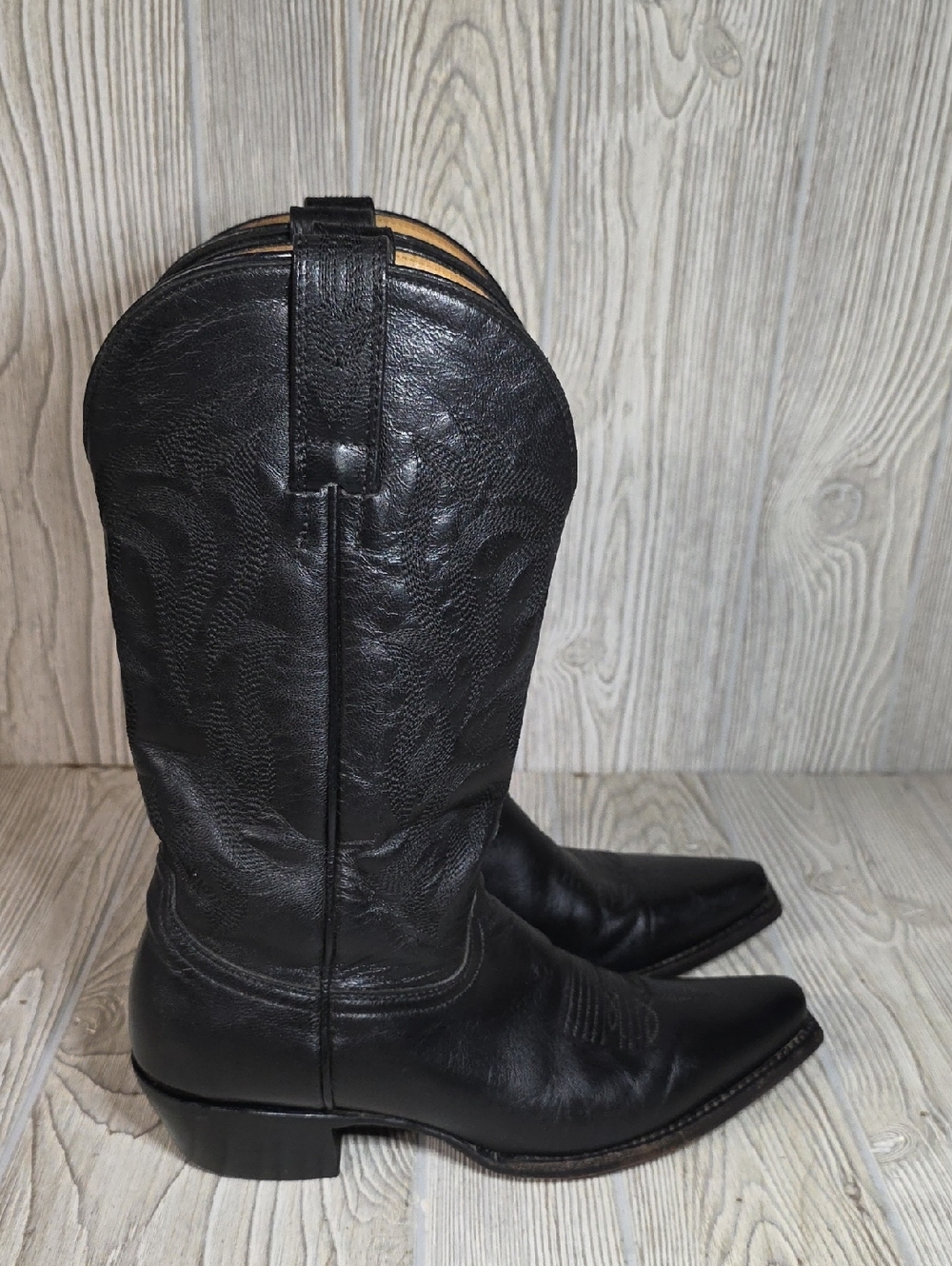 Shyanne Gemma Western Leather Cowgirl Boots Snip Toe Womens Size 8.5 - Picture 2 of 15